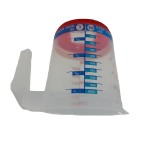 Graded jug, 1000 ml, plastic, with handle
